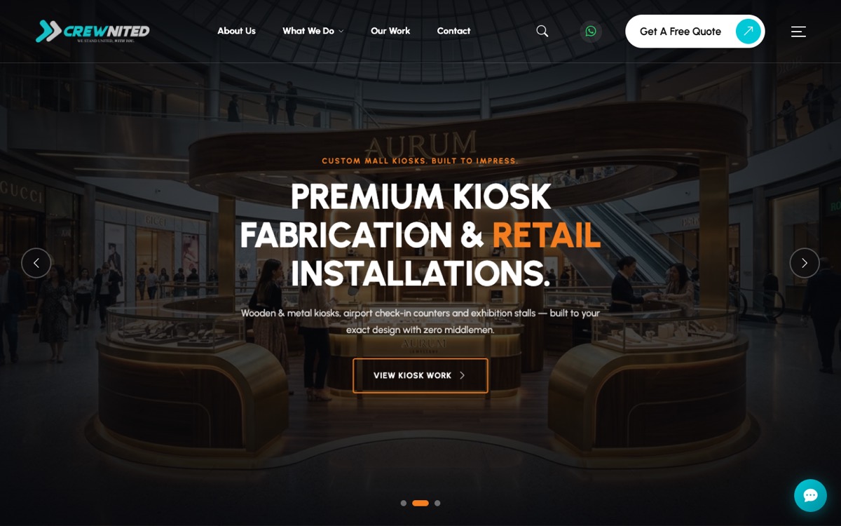 Crewnited homepage